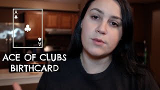 Ace of Clubs Birth Card
