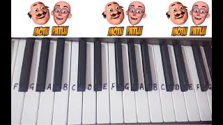 Motu Patlu theme Song Title Song on Keyboard Piano