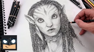 How To Draw Neytiri  Avatar 2 Sketch Saturday