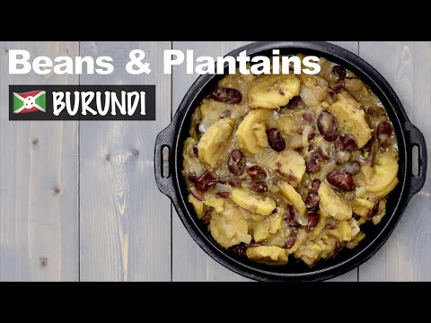 How to make Beans & Plantains | Burundi | 2-min Recipe Video