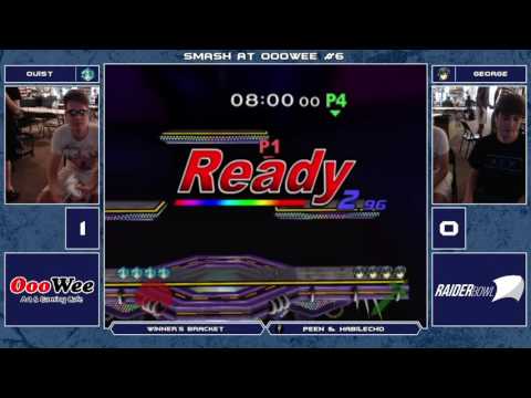 Smash At OooWee 6 Melee Singles - Quist (Peach) vs George (Marth) - Winner's Semis
