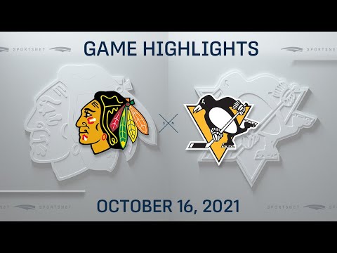 NHL Highlights | Blackhawks vs. Penguins - Oct. 16, 2021