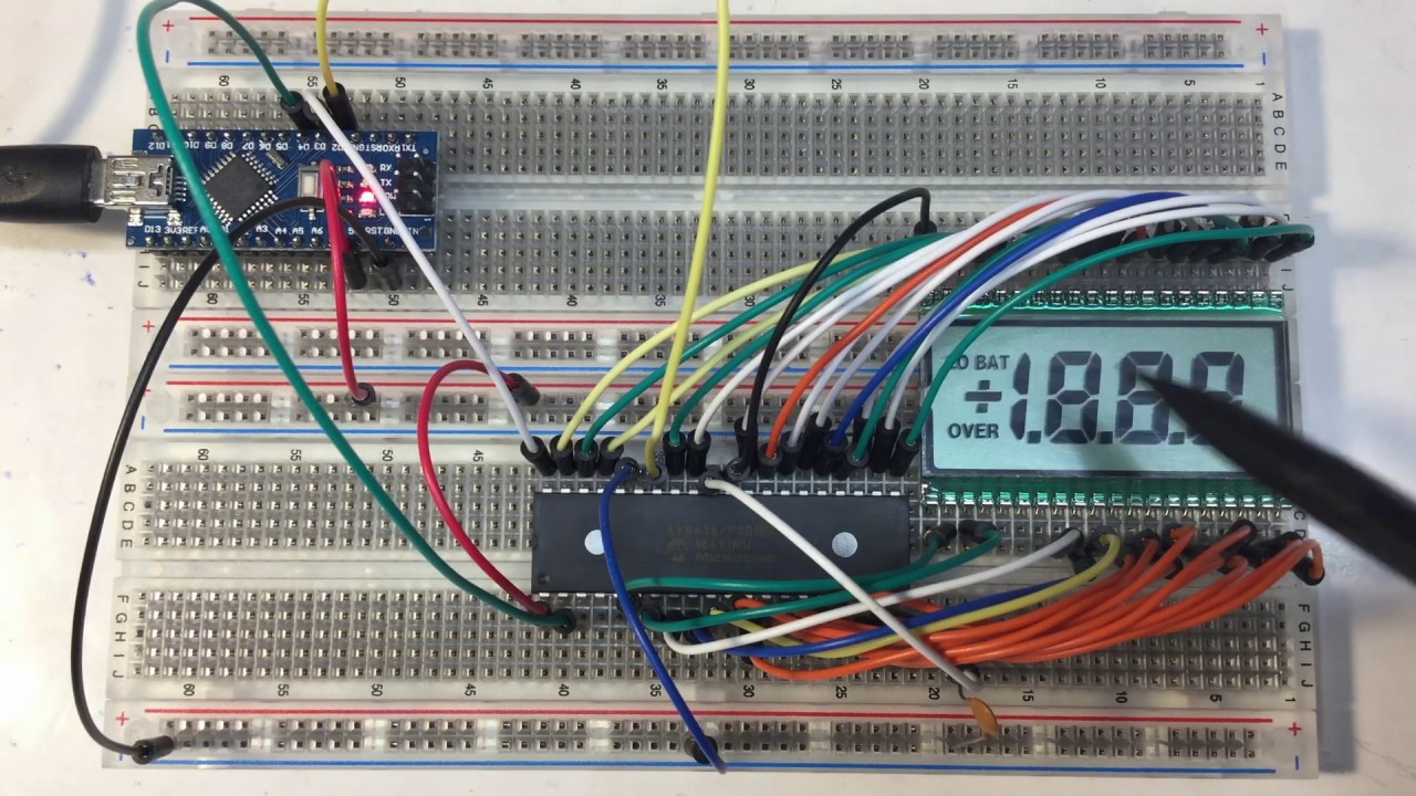Driving LCDs with Microcontrollers (Arduino) using LCD Drivers (AY0438)
