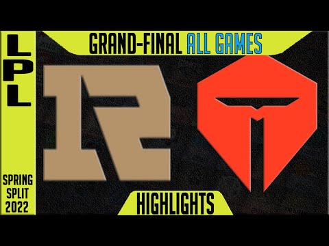 RNG vs TES Highlights ALL GAMES | Grand-Final LPL Playoffs Spring 2022 | Royal vs TOP Esports
