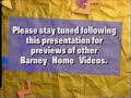 Barney Home Video Please Stay Tuned 1999 2001