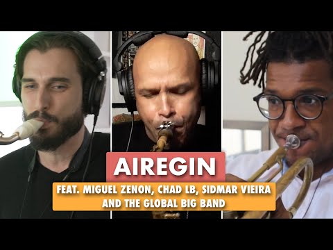 Miguel Zenon, Chad LB and the Global Big Band - Airegin (Sonny Rollins) online metal music video by CHAD LEFKOWITZ-BROWN