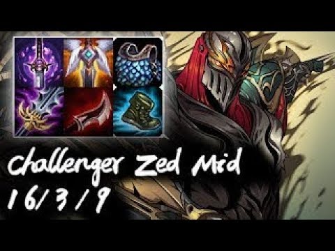 High Elo Korean Challenger Zed vs Syndra - Mid - Patch 7.22 - KR SoloQueue Replay