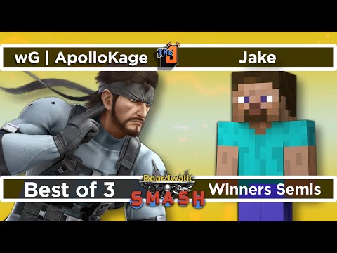Boardwalk Pre CEO Winners Semis - ApolloKage (Snake) v Jake (Steve) - CFL SSBU