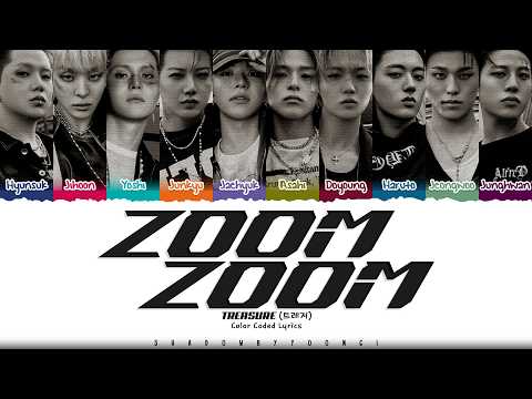 TREASURE 'ZOOM ZOOM' Lyrics (트레저 ZOOM ZOOM 가사) [Color Coded_Eng] | ShadowByYoongi