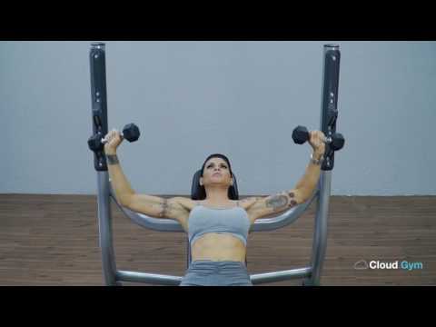 Dumbbell Incline Bench Press - Supino Inclinado com Halteres