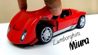 Unboxing 1967 Lamborghini Miura | Lamborghini 1:24 Scale Action Model Miniature Car