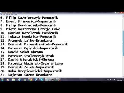 Przedstawiam Zespoł Piast Białystok :)