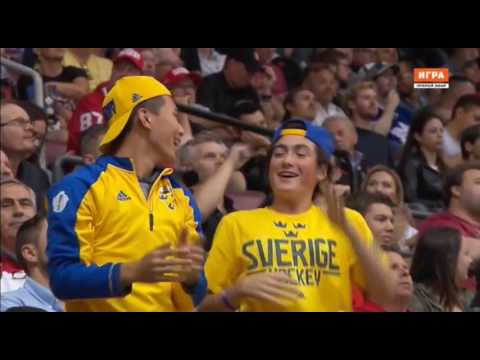 World Cup of hockey 2016. Highlights. Sweden vs North America U23. 21.09.2016.