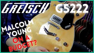 Video thumbnail for Gretsch Electromatic G5222 - Malcolm Young Tones on a Budget by Leigh Fuge