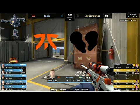 Primeiro jogo  00NATION vs Fnatic Nordic Masters CSGO (O plano)