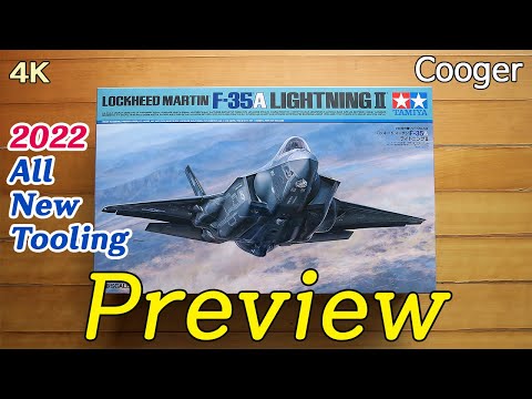 2022 All New Tooling!!! Tamiya 1/48 Lockheed Martin F-35A Lightning II Preview (Unboxing 61124)