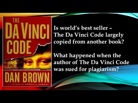 Is The Da Vinci Code A Plagiarised Book?
