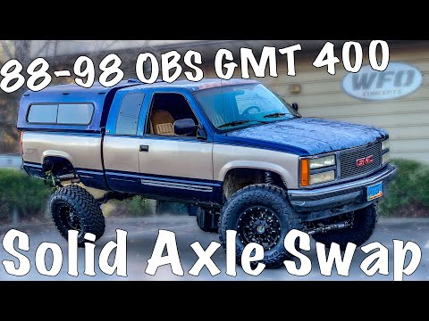 88-98 OBS GM 1 Ton Solid Axle Conversion