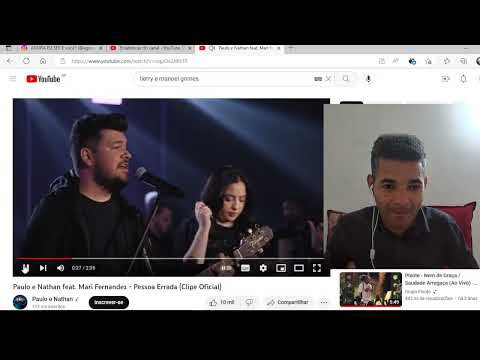 REACT Paulo e Nathan feat. Mari Fernandez - Pessoa Errada