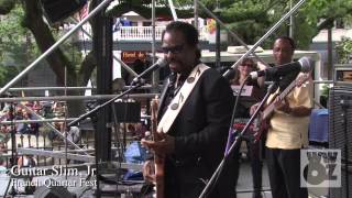 Guitar Slim, Jr. performs "How Blue Can You Get" at the French Quarter Festival 2015