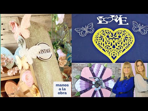 Manos a la Obra 2024 Programa 26 Casita de Pajaritos  Láminas de seda  Mosaico  Transfer sobre tela