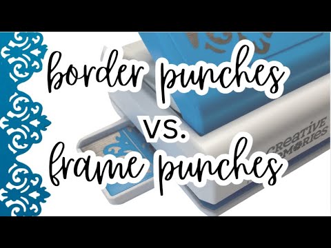 Border Punches vs. Frame Punches -Using the Damask Border Punch | Beth Beller | Creative Memories
