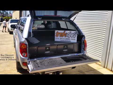 Mitsubishi Triton MN - TREK 4x4 Ute Canopies, Ute Drawer Systems