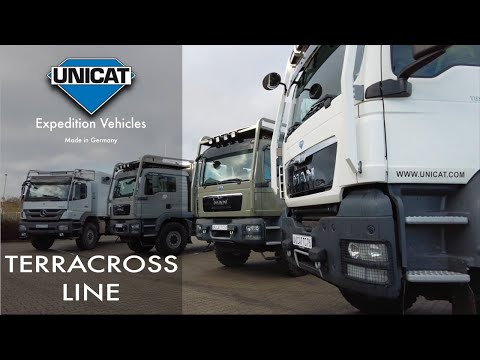 UNICAT Expedition Vehicle TERRACROSS LINE TC60 - TC55 - TC59 FAMILY - TC76