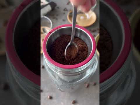 Kaffee coldbrew mit musik