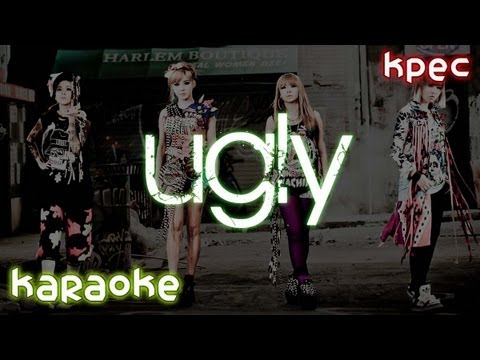 2NE1 - Ugly English Version [karaoke]