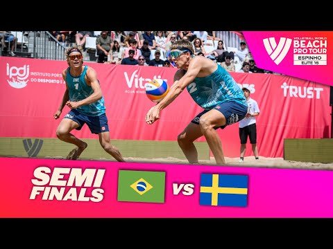 George/Andre vs. Åhman/Hellvig - Semi Final Highlights | Espinho 2024 #BeachProTour