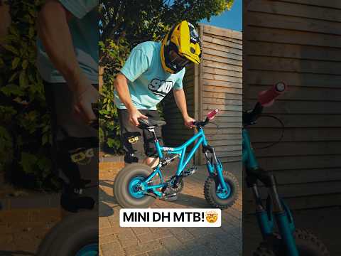 WORLD’S SMALLEST DH BIKE! 🤯 #mtb #bikes #biking #fail #bikelife