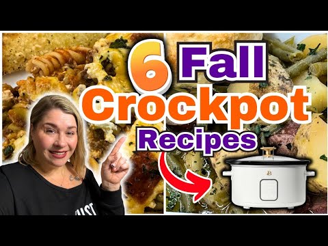 6 Mind-Blowing FALL CROCKPOT Recipes YOU MUST TRY! | QUICK & EASY SLOW COOKER MEALS