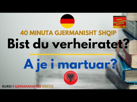 40 Minuta Fjale dhe Shprehje Gjermanisht me Perkthim Shqip / Mëso Gjermanisht /A1 A2 B1 B2
