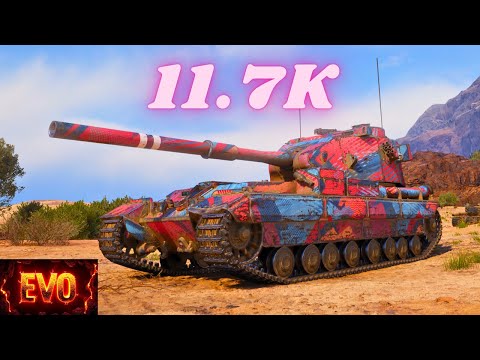 FV215b (183)  11.7K Damage 7 frags & FV215b 183  10.5K Dmg  World of Tanks ,WoT ,Games replay