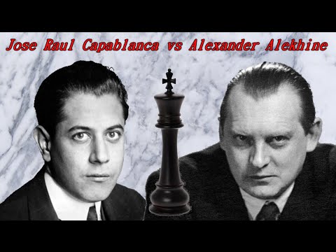 Partite Commentate di Scacchi 164 - Capablanca vs Alekhine - Gambetto di 4 Donne - 1927 [D52]