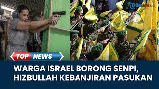 RINGKASAN Perang Israel Vs Hamas: Warga Israel Borong Senjata Api, Hizbullah Kebanjiran Juru Tempur