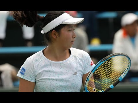 QF AO Wildcard Competition 清水 綾乃 d 波形 純理 6-4 6-1