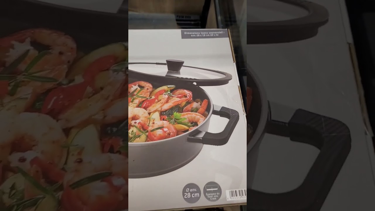 arrivage lidl  sauteuse en fonte d'aluminium  #nouveauté #shorts