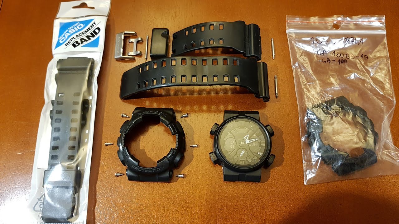Wymiana bezela i paska w Casio G-Shock GA-100 / GA-110 / GA-120 [PL]