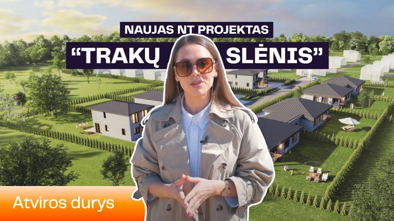 Naujai kuriama gyvenvietė „Trakų slėnis“