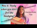How To Study When You Don T Feel Like Studying Practical Study Tips Medical Student
