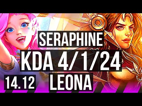 SERAPHINE & Caitlyn vs LEONA & Kai'Sa (SUP) | 4/1/24, 1100+ games | VN Master | 14.12