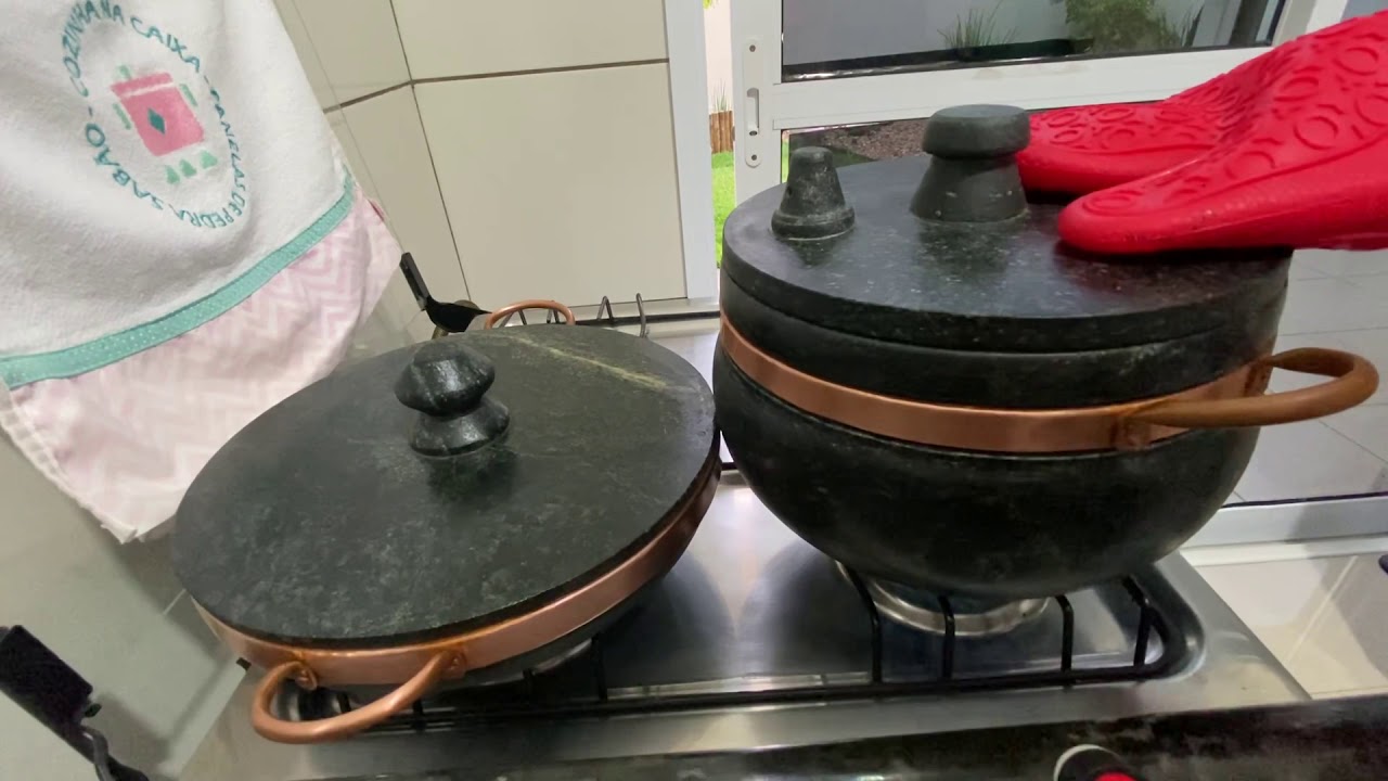 Panela de Pressão de PEDRA SABÃO! Será que funciona É saudável