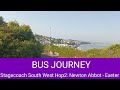 BUS JOURNEY TIMELAPSE Stagecoach South West Hop2 Newton Abbot Exeter