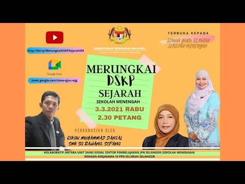 , title : 'MERUNGKAI DSKP SEJARAH SEKOLAH MENENGAH'