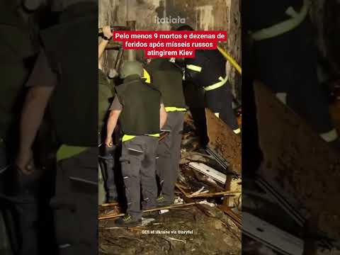 ATAQUE A KIEV: MÍSSEIS RUSSOS DEIXAM MORTOS, FERIDOS E ATINGEM EMBAIXADA NA UCRÂNIA
