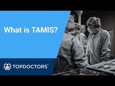 What is transanal minimally-invasive surgery (TAMIS)?