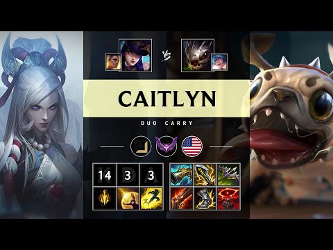 Caitlyn ADC vs Kog'Maw: Legendary - NA Master Patch 14.19