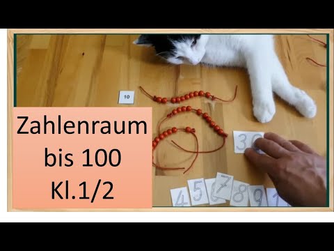 Zahlenraum erweitern bis100 Zehnerschritte- Markenspiel -zweistellige Zahlen Klasse 1 / 2
